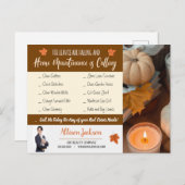Fall Realtor Marketing Postcard Mailer Postkarte (Vorne/Hinten)
