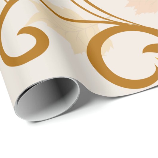 Fall-Reben Geschenkpapier (Rolleneckpunkt)