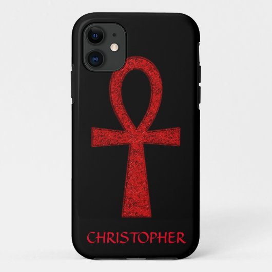 Fall Red Ankh iPhone 5 Case-Mate iPhone Hülle (Rückseite)