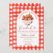 Fall Red Apple Brautparty ausgewählt Einladung (Vorne/Hinten)