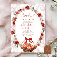 Fall Red Apple Toile Brautparty