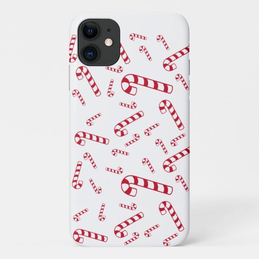 Fall: Red Candy Cane Case-Mate iPhone Hülle (Rückseite)