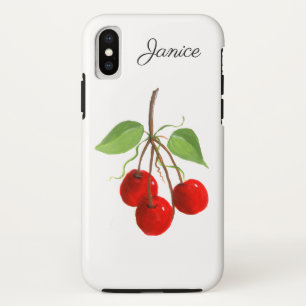 Fall Red Cherry Bunch iPhone X Case-Mate iPhone Hülle