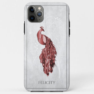 Fall Red Elegant Peacock Case-Mate iPhone Hülle