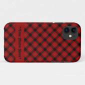 Fall Red Kariert iPhone 5 Case-Mate iPhone Hülle (Rückseite (Horizontal))