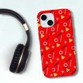 Fall Red Memphis Monogram Case-Mate iPhone Hülle