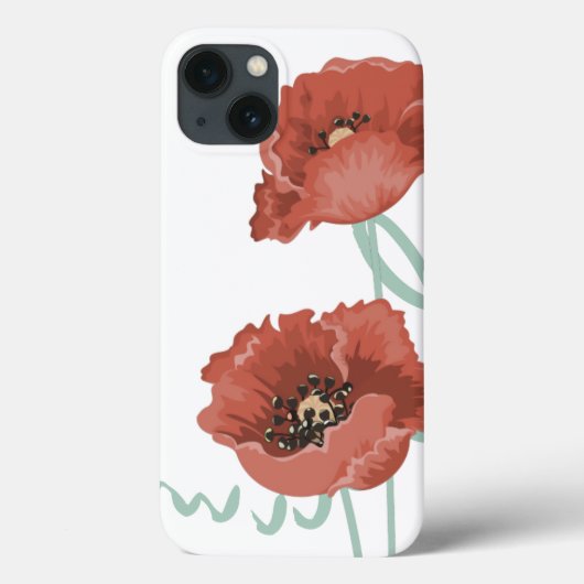 Fall Red Peonies iPad Mini Case-Mate iPhone Hülle (Rückseite)
