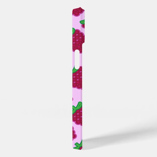 Fall Red Raspberry Pattern iPhone 6/6 Case-Mate iPhone Hülle (Rückseite / Rechts)