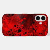 Fall Red Spray Paint Effect iPhone 16 Case-Mate iPhone Hülle (Rückseite (Horizontal))