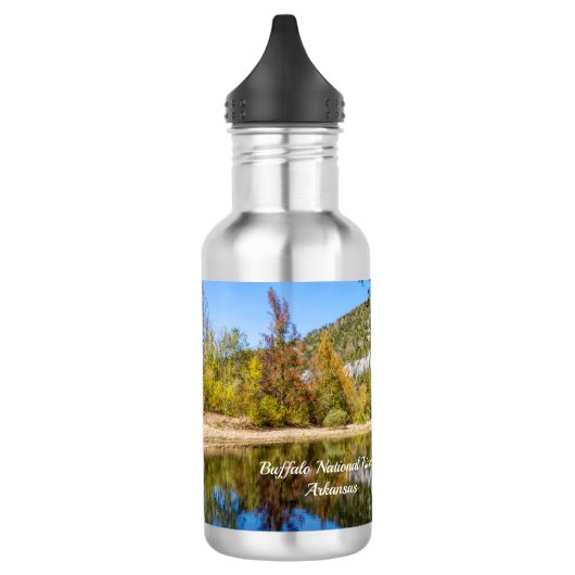 Fall Reflections Buffalo National River Flasche Edelstahlflasche (Links)