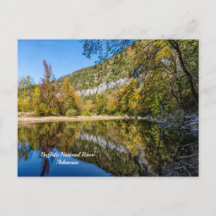 Fall Reflections Buffalo National River Postcard Postkarte