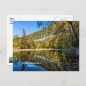 Fall Reflections Buffalo National River Postcard Postkarte (Vorne/Hinten)
