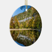 Fall Reflections Buffalo River Circle Ornament (Rechts)