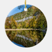 Fall Reflections Buffalo River Circle Ornament (Hinten)