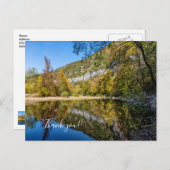 Fall Reflections Buffalo River Danke Postcard Postkarte (Vorne/Hinten)