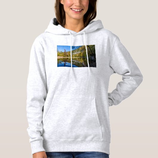 Fall Reflections Buffalo River Women's Hoodie (Vorderseite)