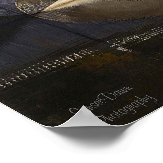 Fall Reflections im Vanderbilt Anwesen Poster (Ecke)