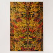 Fall Reflektion über den Russell-Teich | New Hamps Puzzle (Vertikal)