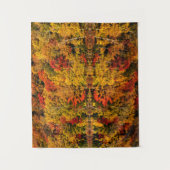 Fall Reflektion über den Russell-Teich | New Hamps Wandteppich (Vorderseite)