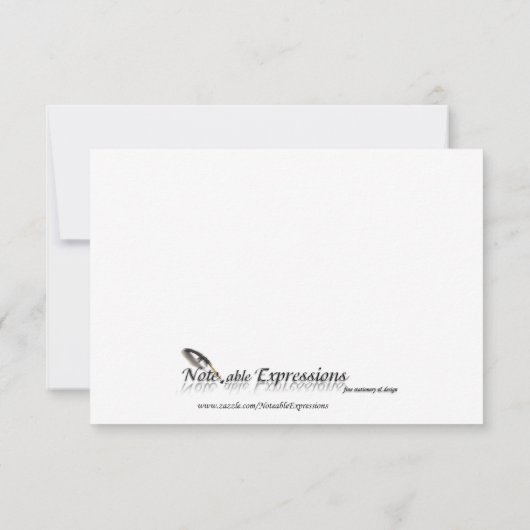 Fall Regency Wedding Insert Probe Dinner Einladung (Rückseite)