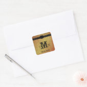 Fall Regency Wedding Monogram Sticker (Umschlag)