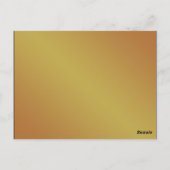 Fall Regency Wedding Tischnummer (Rückseite)