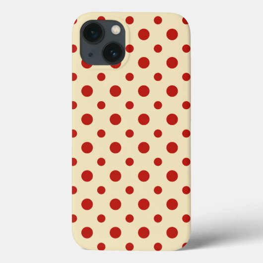 Fall Retro Dots Strawberry&Vanilla iPad Case-Mate iPhone Hülle (Rückseite)