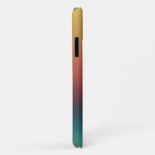 Fall Retro Gradient mit Name Case-Mate Telefon iPhone Hülle (Hinten/Rechts)