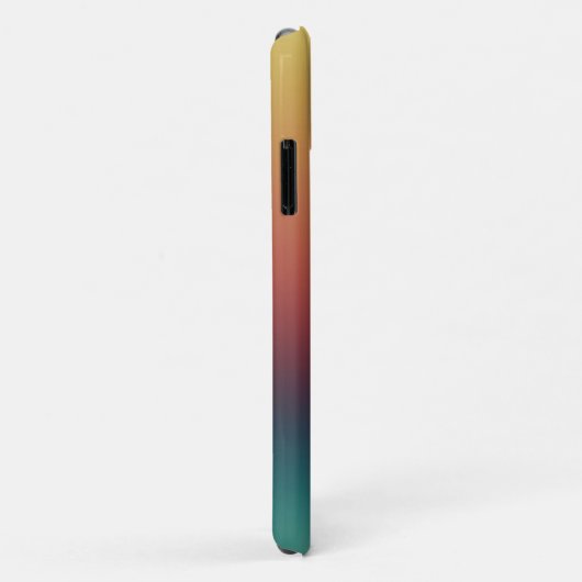 Fall Retro Gradient mit Name Case-Mate Telefon iPhone Hülle (Hinten/Rechts)