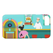Fall Retro Soda Fountain iPhone 7 Case-Mate iPhone Hülle (Rückseite (Horizontal))