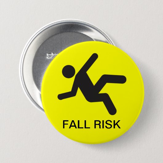 FALL-RISIKO Knopf Button (Vorne & Hinten)