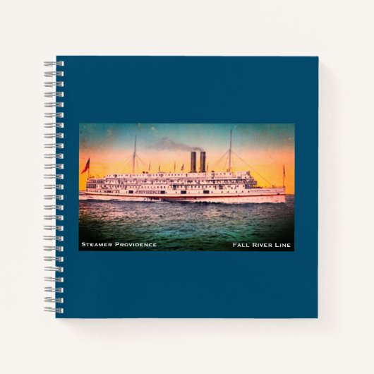 Fall River Line, Steamship 'Providence' Notizblock (Vorderseite)