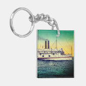 Fall River Line, Steamship 'Providence' Schlüsselanhänger (Vorderseite links)