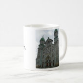 Fall River, MA Historische Gotische Kirche Kaffeetasse (VorderseiteRechts)