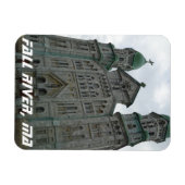 Fall River, MA Historisches Kirchenmagnet Magnet (Horizontal)