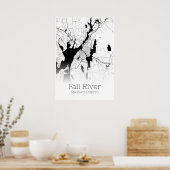 Fall River Map - Massachusetts - City Map Poster (Küche)