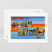 Fall River Massachusetts MA Old Travel Souvenir Postkarte (Vorne/Hinten)