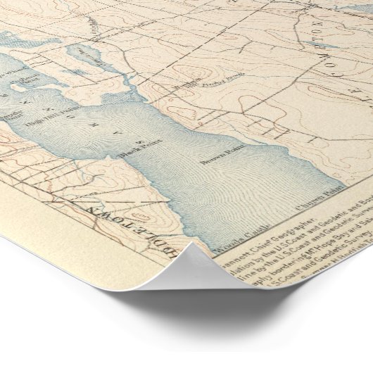 Fall River, Massachusetts Poster (Ecke)