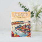 Fall River, Massachusetts Postkarte (Stehend Vorderseite)