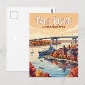 Fall River, Massachusetts Postkarte (Vorne/Hinten)
