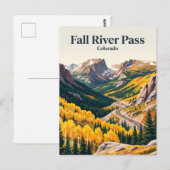 Fall River Pass USA Postkarte (Vorne/Hinten)