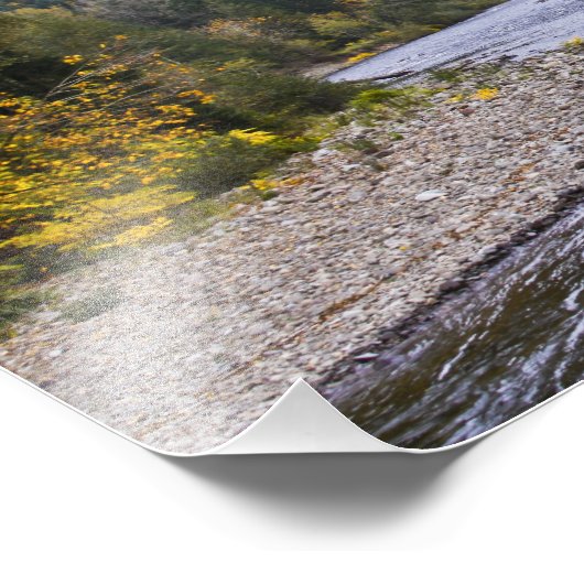 Fall River Print w/Scripting Verse Fotodruck (Ecke)