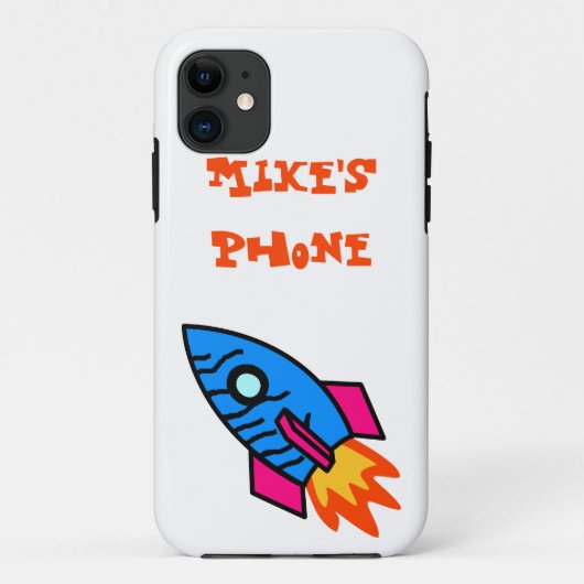 Fall Rocket iPhone Case-Mate iPhone Hülle (Rückseite)