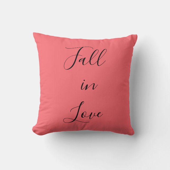 Fall rosa kissen (Vorderseite)