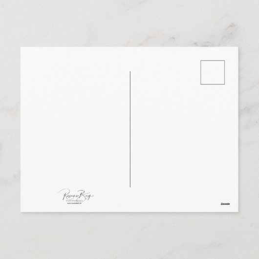 Fall-Rotahorn-Baum - Postkarte (Rückseite)