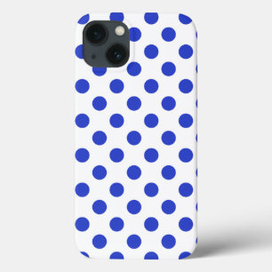 Fall Royal Blue Polka dots Case-Mate iPhone Hülle