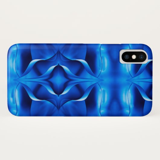 Fall Royal Blues iPhone X Case-Mate iPhone Hülle (Rückseite (Horizontal))