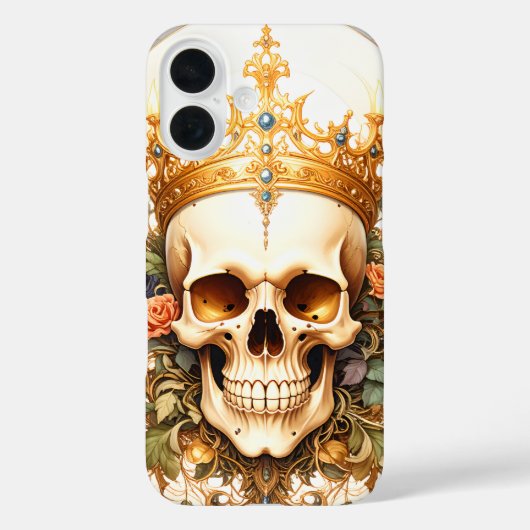 Fall Royal King Skull iPhone Case-Mate iPhone Hülle (Rückseite)