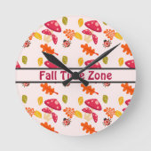 Fall Runde Wanduhr (Vorderseite)