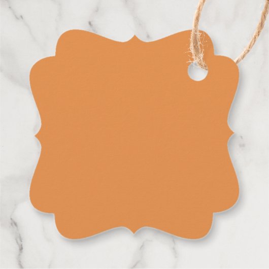 Fall Rust goldfarbene Blätter Erste Heilige Kommun Geschenkanhänger (Rückseite)